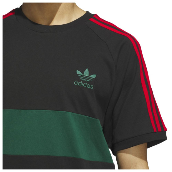 Adidas Ανδρική κοντομάνικη μπλούζα 3-S Panel Tee